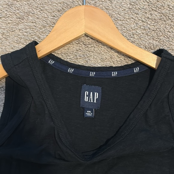 GAP Women's Black Tank Dress with pockets - Picture 2 of 7